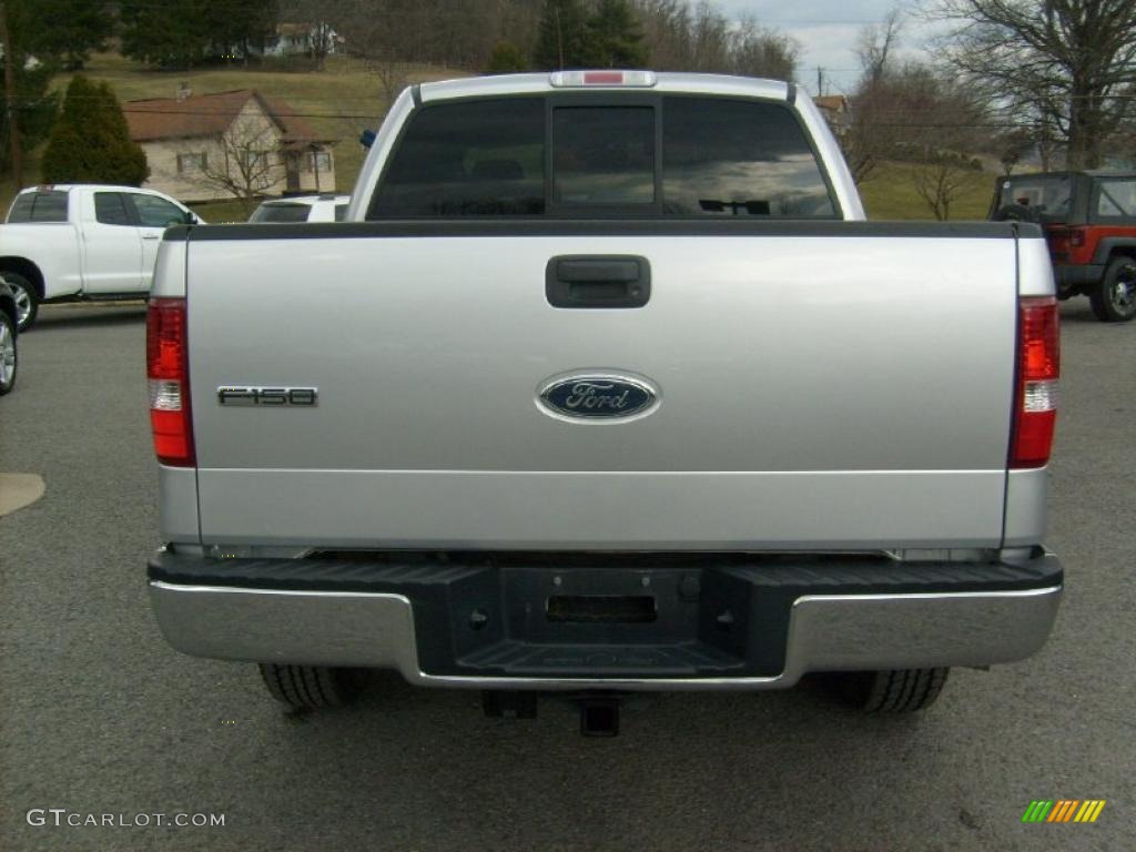 2004 F150 XLT SuperCrew 4x4 - Silver Metallic / Dark Flint photo #5