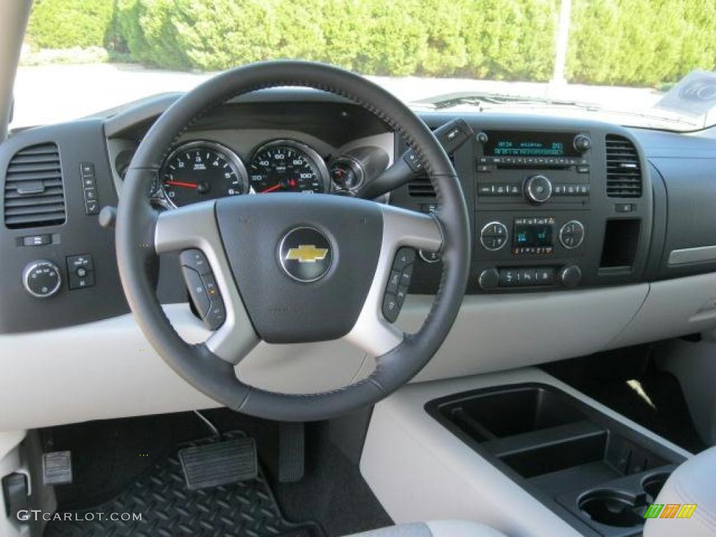 2011 Silverado 1500 LT Crew Cab 4x4 - Blue Granite Metallic / Light Titanium/Ebony photo #7