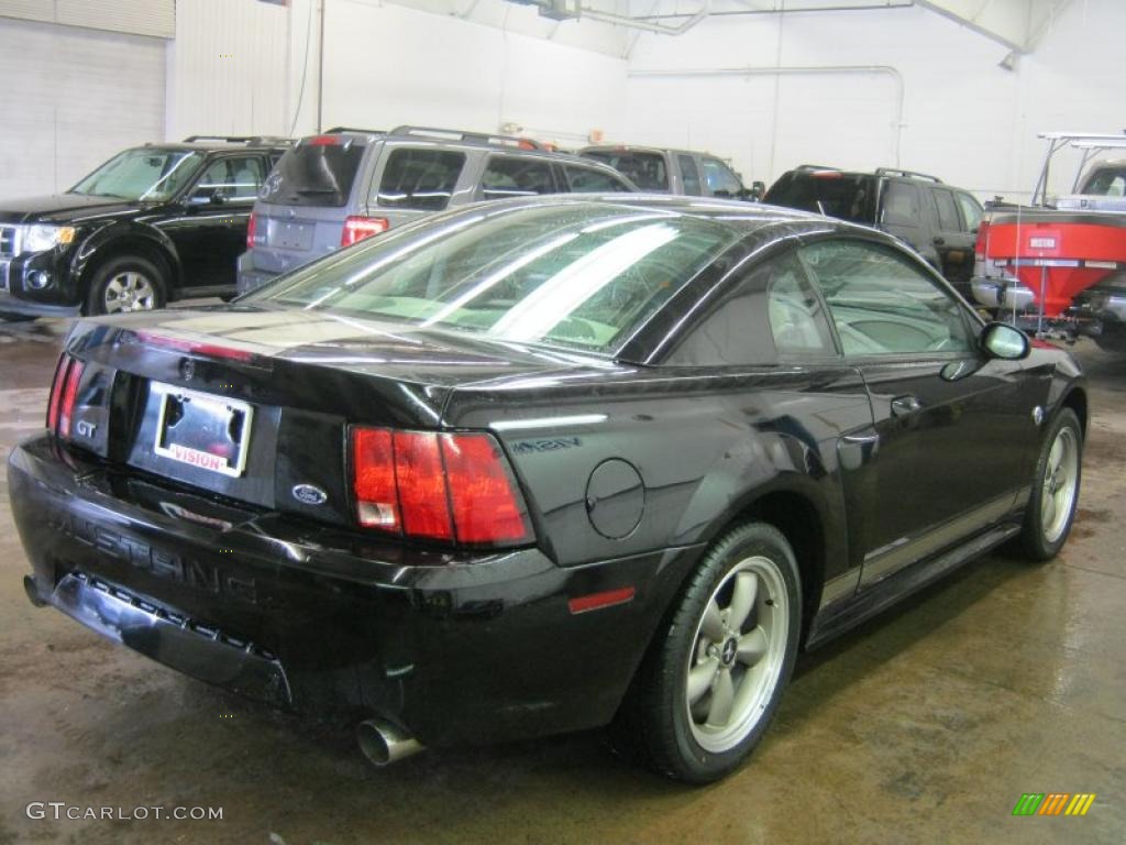 2004 Mustang GT Coupe - Black / Medium Parchment photo #2