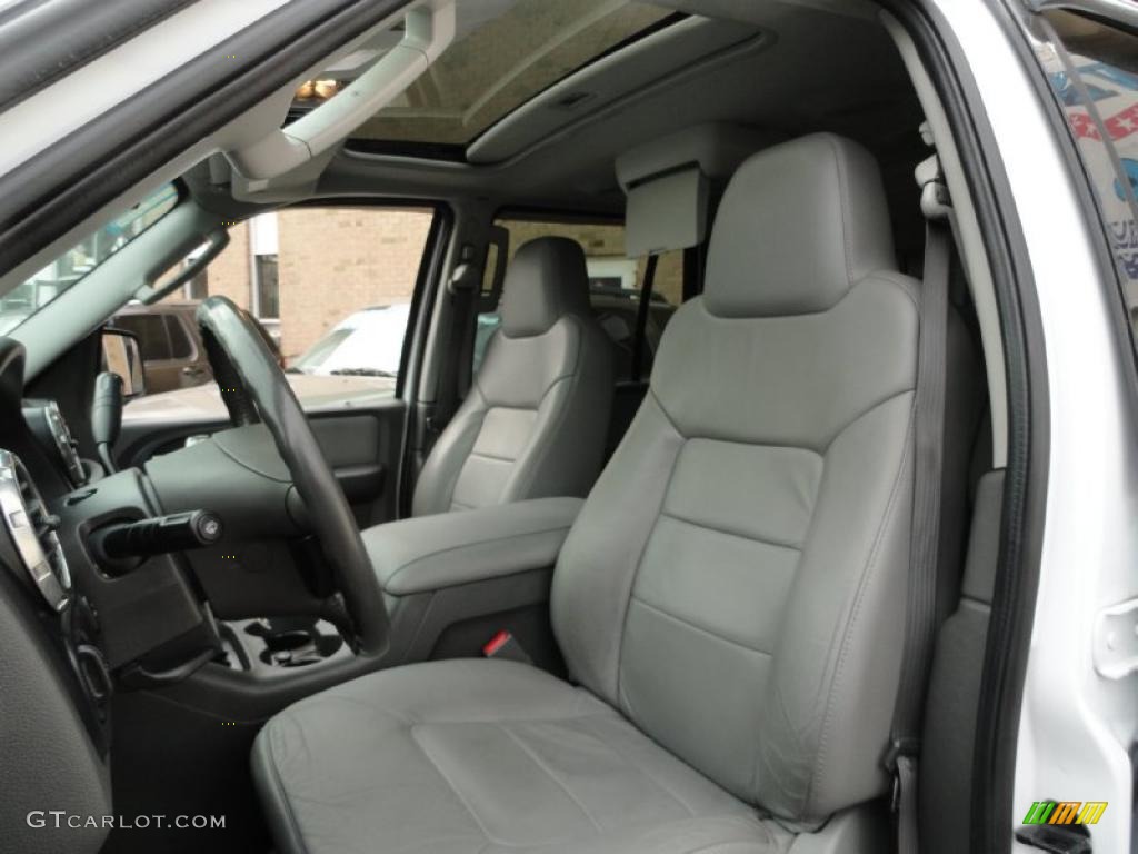 2003 Expedition XLT 4x4 - Oxford White / Flint Grey photo #9