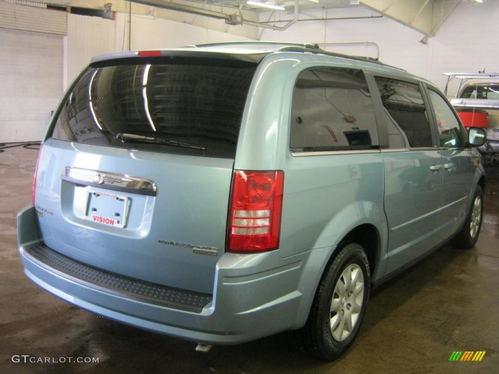2010 Town & Country LX - Clearwater Blue Pearl / Medium Slate Gray/Light Shale photo #2