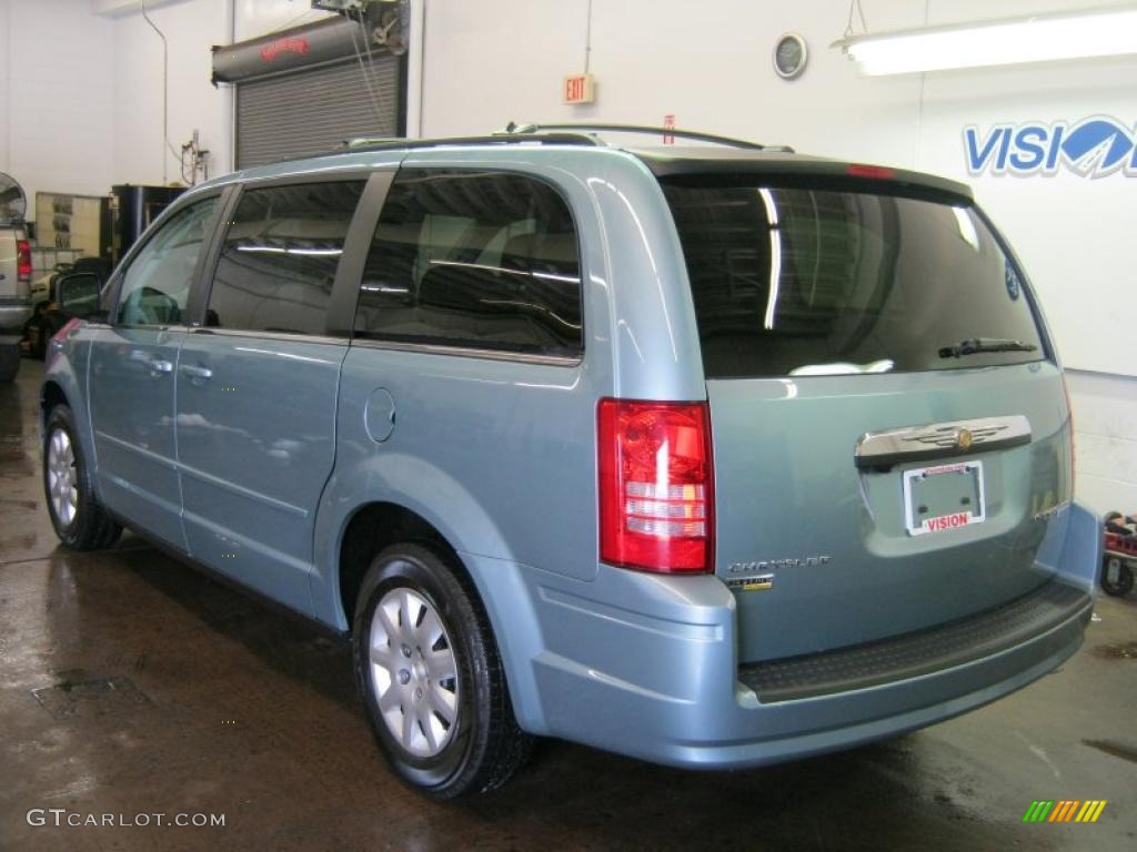 2010 Town & Country LX - Clearwater Blue Pearl / Medium Slate Gray/Light Shale photo #18