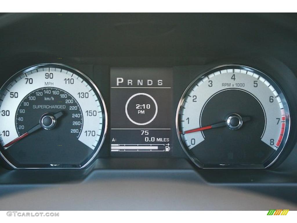 2011 Jaguar XF XF Supercharged Sedan Gauges Photo #45596468