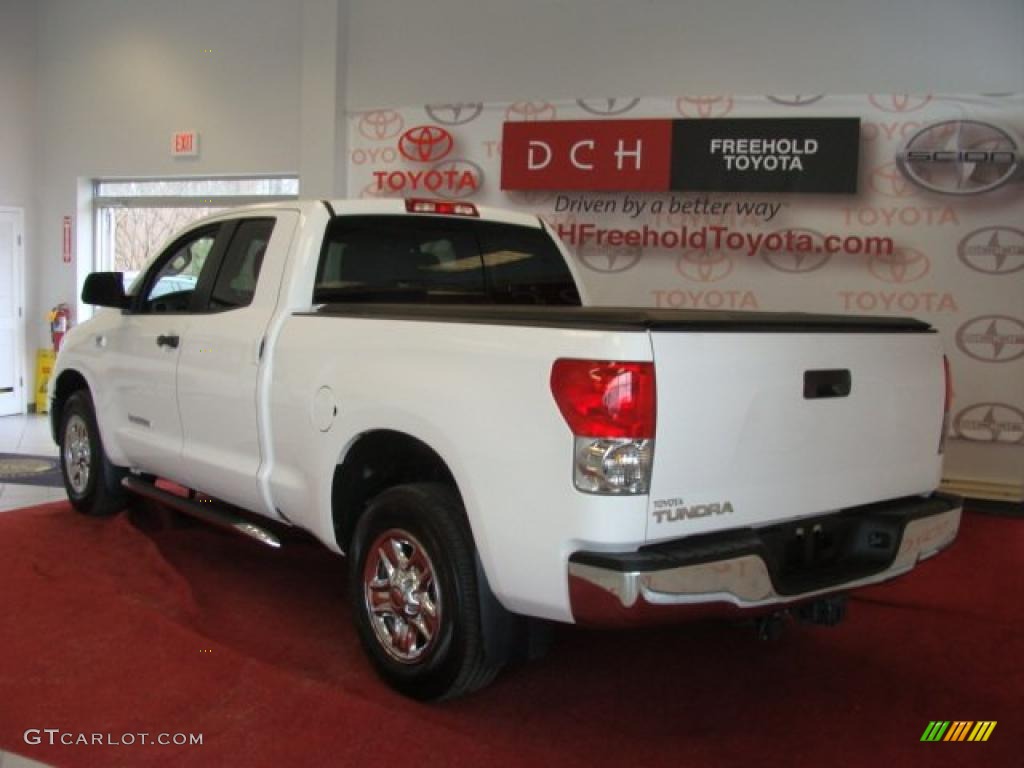 2008 Tundra Double Cab - Super White / Graphite Gray photo #6