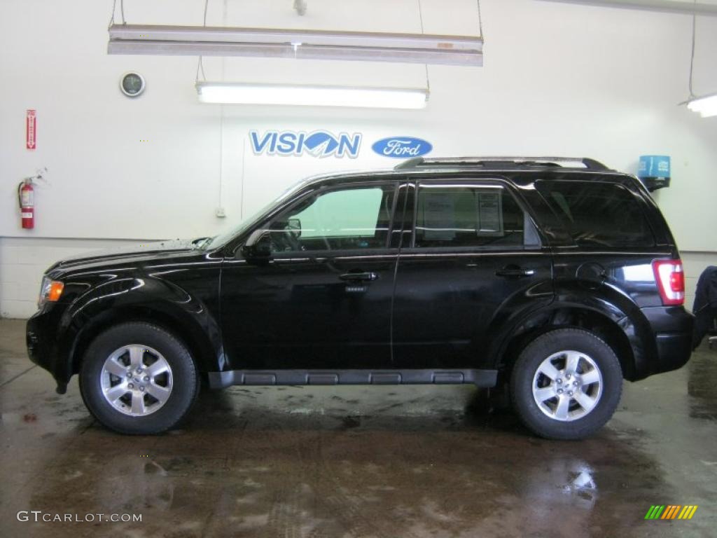 2010 Escape Limited V6 4WD - Black / Charcoal Black photo #12