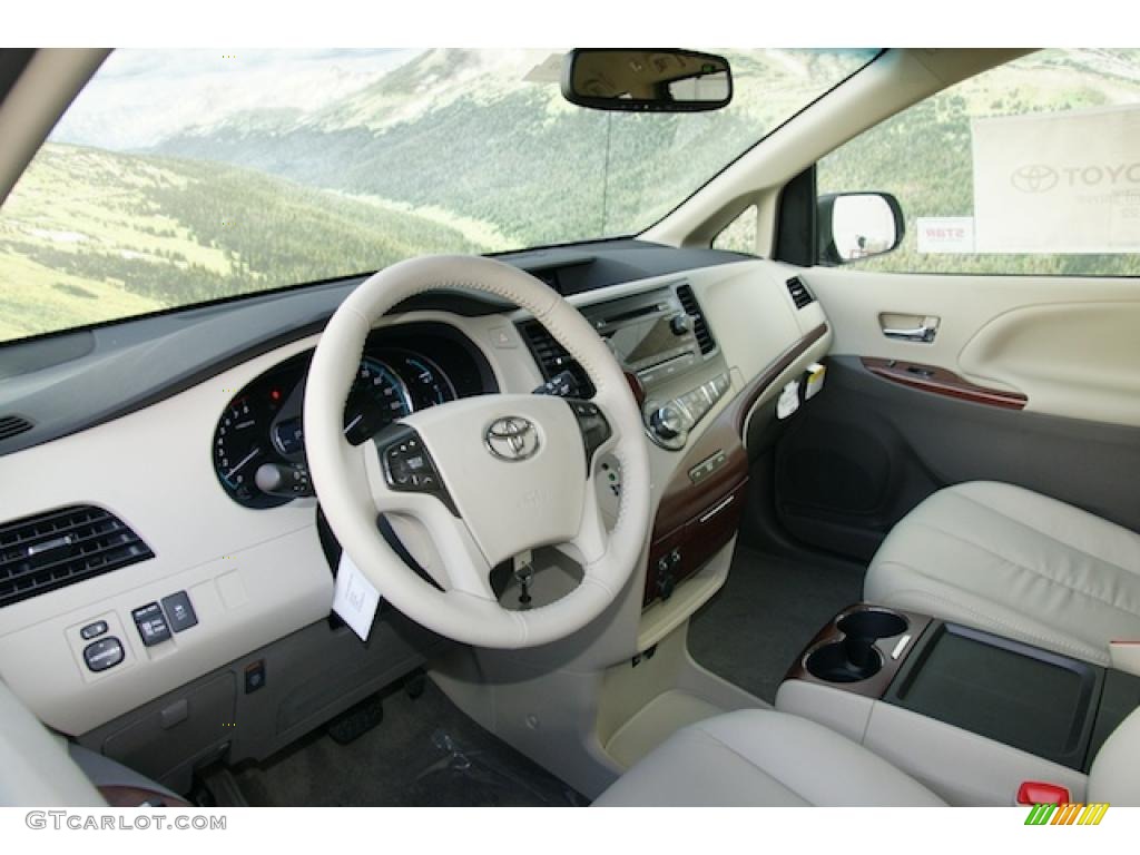 Bisque Interior 2011 Toyota Sienna XLE AWD Photo #45598096