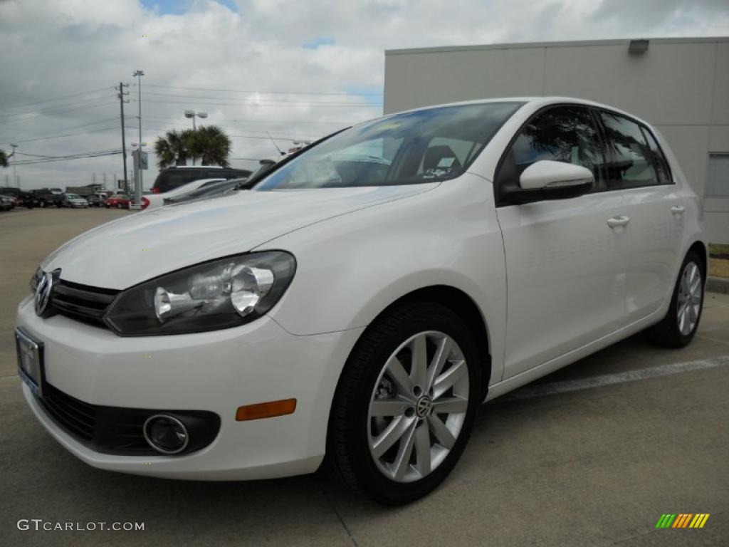Candy White 2011 Volkswagen Golf 4 Door TDI Exterior Photo #45599413
