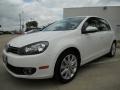 Candy White 2011 Volkswagen Golf 4 Door TDI Exterior