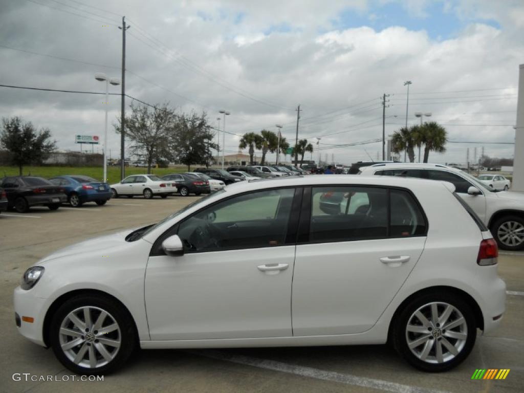 Candy White 2011 Volkswagen Golf 4 Door TDI Exterior Photo #45599421