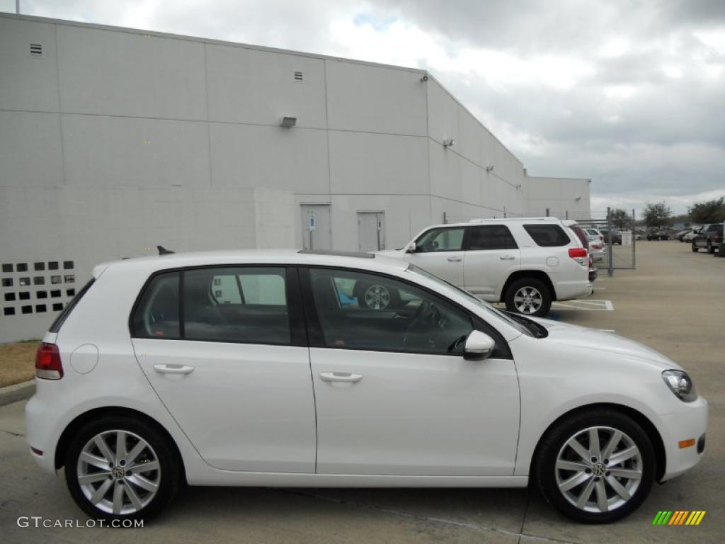 Titan Black Interior 2011 Volkswagen Golf 4 Door TDI Photo #45599449