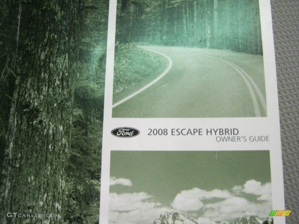 2008 Escape Hybrid 4WD - Tungsten Grey Metallic / Stone photo #21
