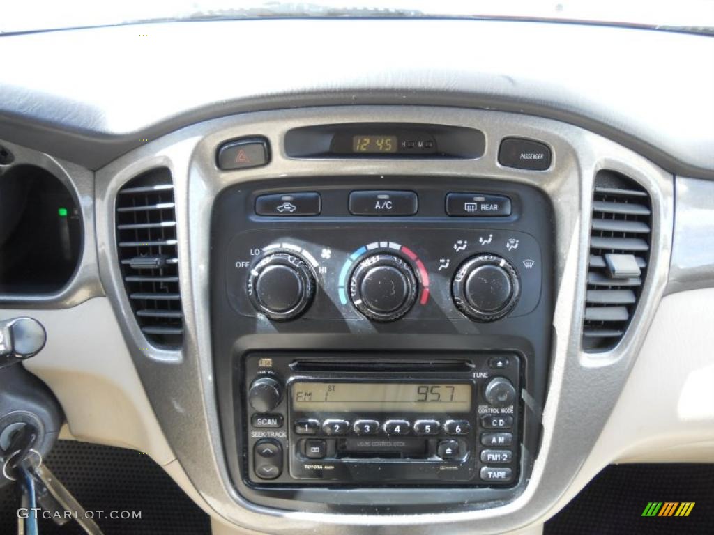 2001 Toyota Highlander Standard Highlander Model Controls Photo #45601969
