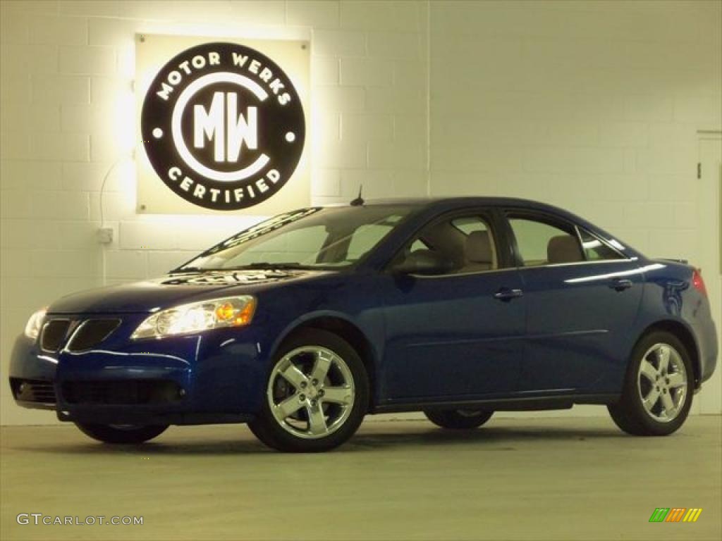 2005 G6 GT Sedan - Electric Blue Metallic / Light Taupe photo #1