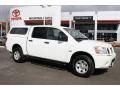 White 2004 Nissan Titan XE Crew Cab 4x4