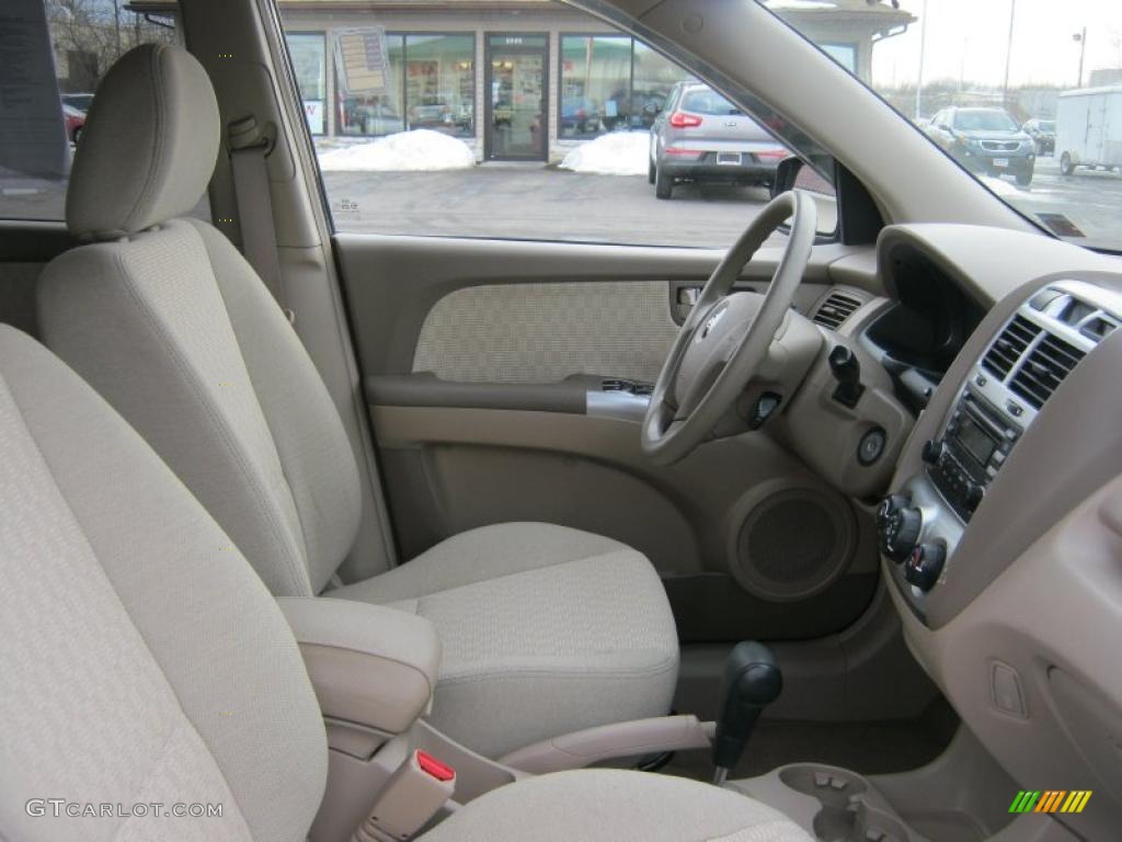 2006 Sportage LX V6 4x4 - Smoky Brown / Beige photo #7