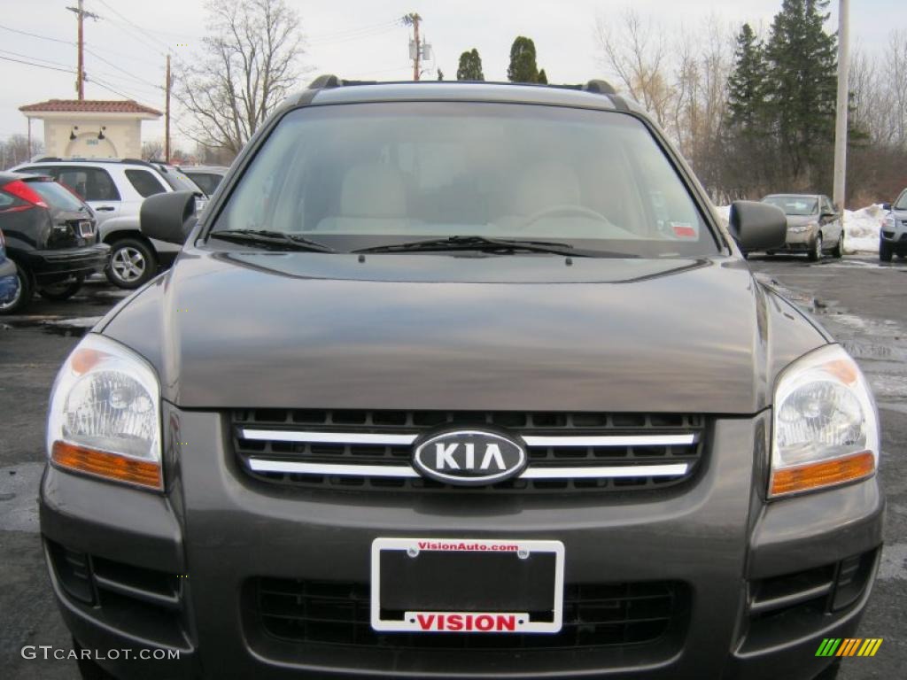 2006 Sportage LX V6 4x4 - Smoky Brown / Beige photo #15