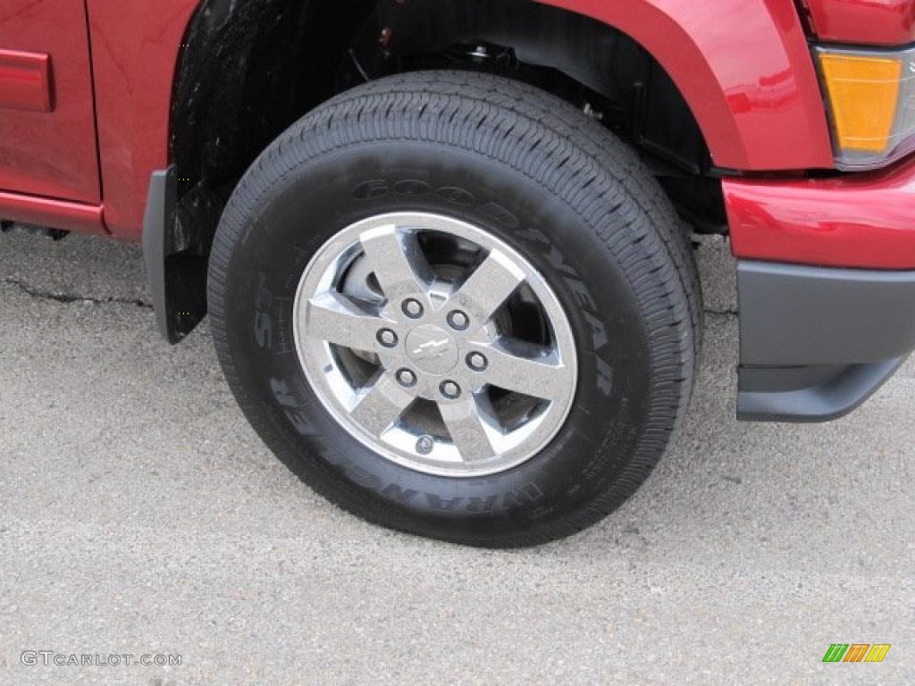 2010 Colorado LT Crew Cab 4x4 - Cardinal Red Metallic / Ebony photo #5