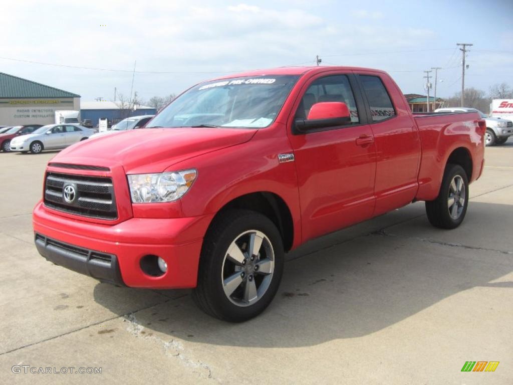 2010 Tundra TRD Sport Double Cab - Radiant Red / Black photo #3
