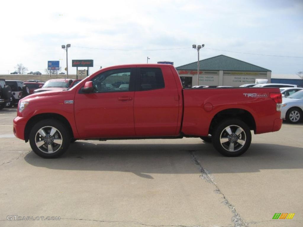 2010 Tundra TRD Sport Double Cab - Radiant Red / Black photo #4