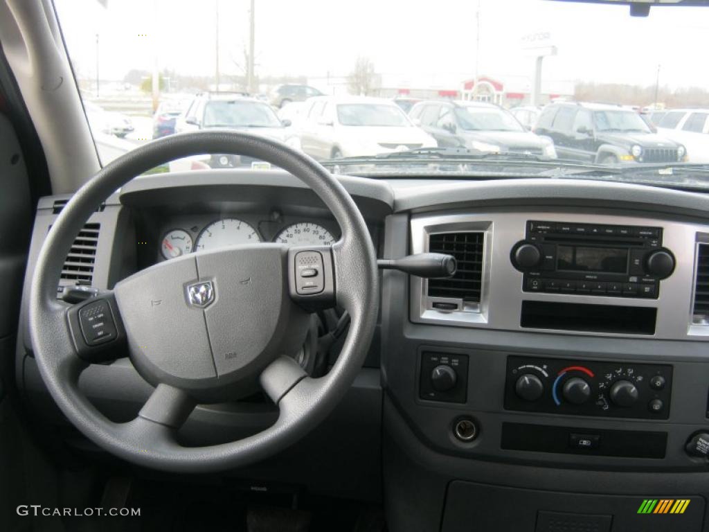 2008 Ram 1500 Big Horn Edition Quad Cab 4x4 - Inferno Red Crystal Pearl / Medium Slate Gray photo #4