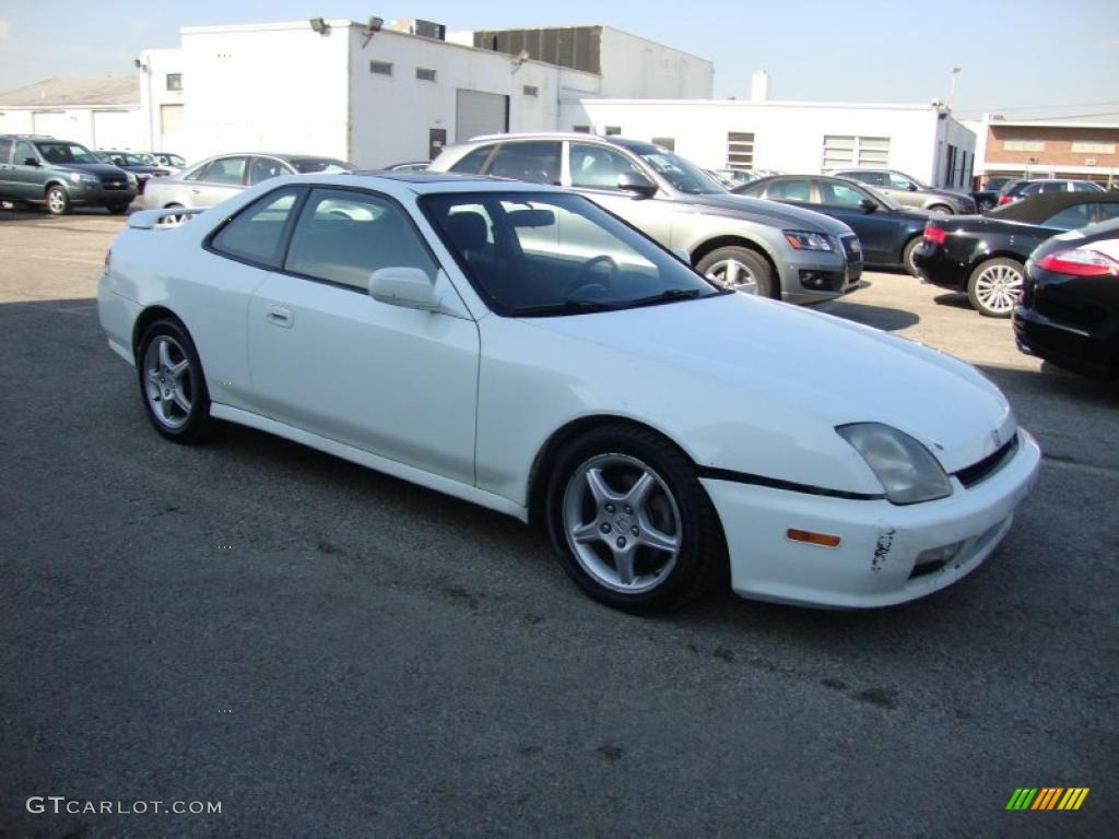 2001 Prelude Type SH - Premium White Pearl / Black photo #6