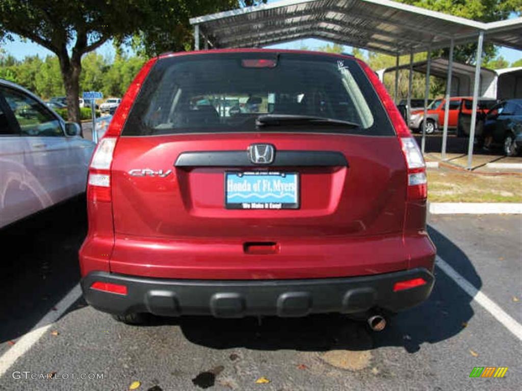 2008 CR-V LX - Tango Red Pearl / Gray photo #3