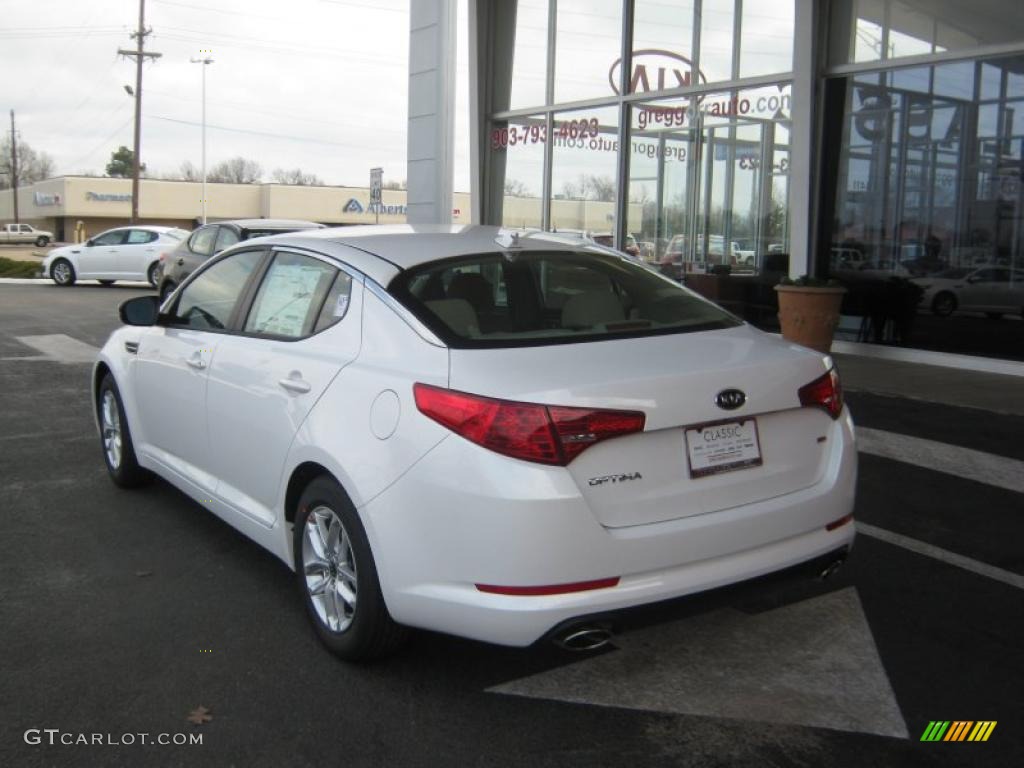 Snow White Pearl 2011 Kia Optima LX Exterior Photo #45607246