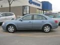 2010 Medium Silver Blue Hyundai Sonata GLS  photo #14