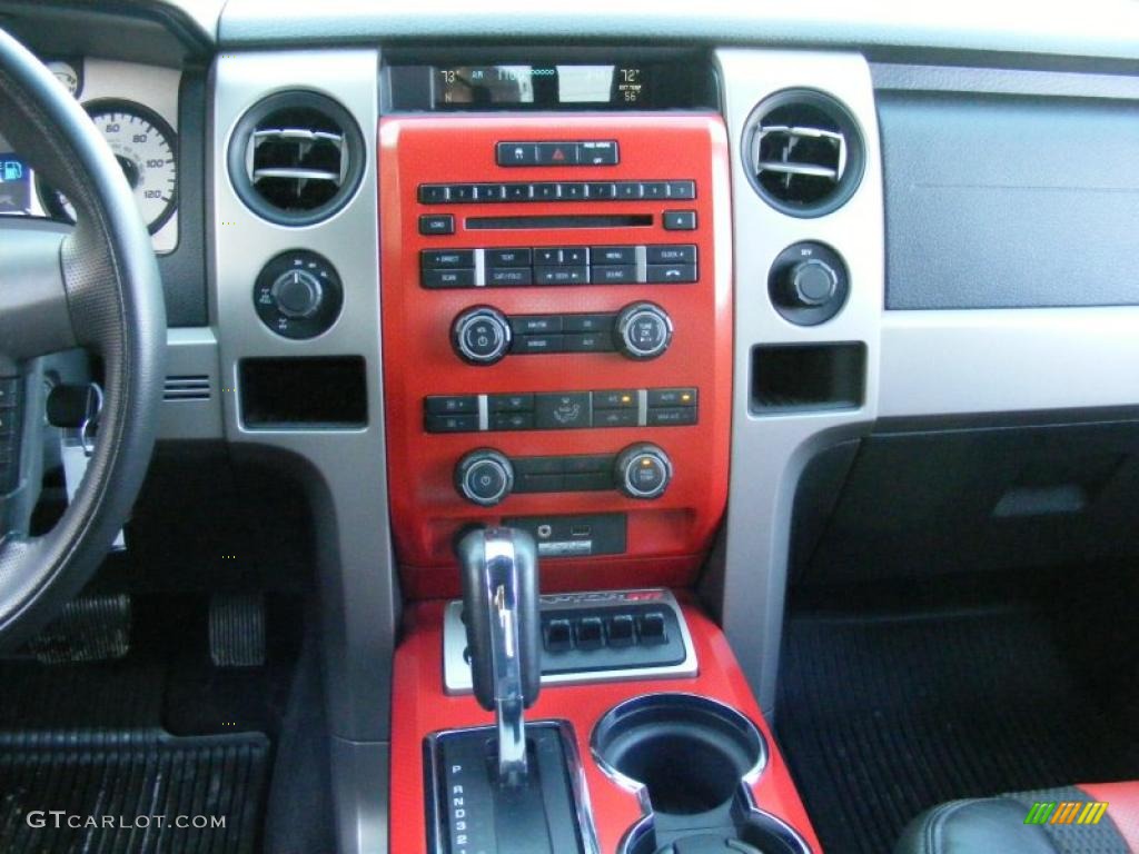 2010 F150 SVT Raptor SuperCab 4x4 - Tuxedo Black / Raptor Black/Orange photo #20