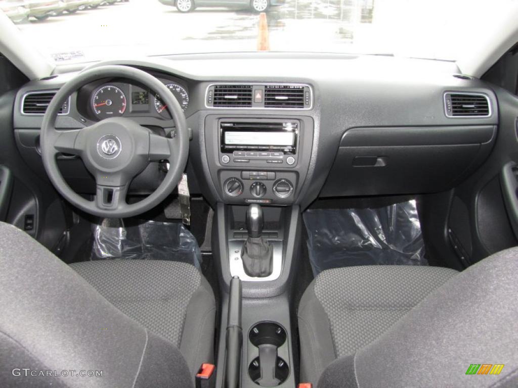 2011 Volkswagen Jetta S Sedan Titan Black Dashboard Photo #45609490