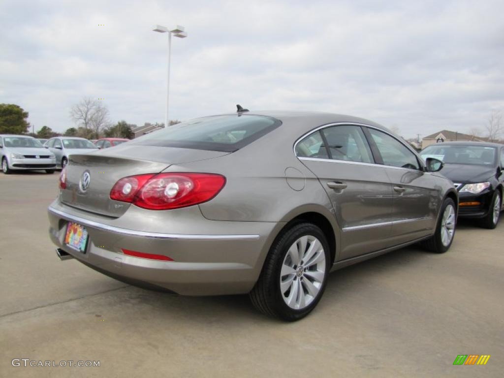 2012 CC Sport - Light Brown Metallic / Black/Cornsilk Beige photo #2