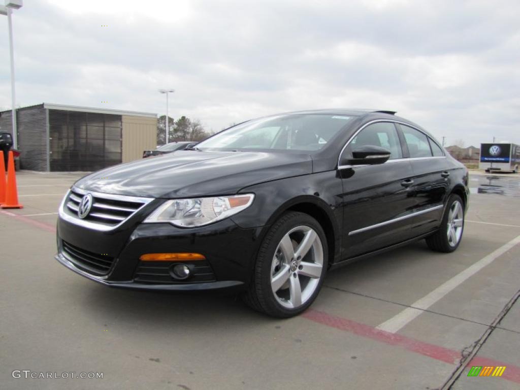 Deep Black Metallic 2012 Volkswagen CC Lux Plus Exterior Photo #45610603