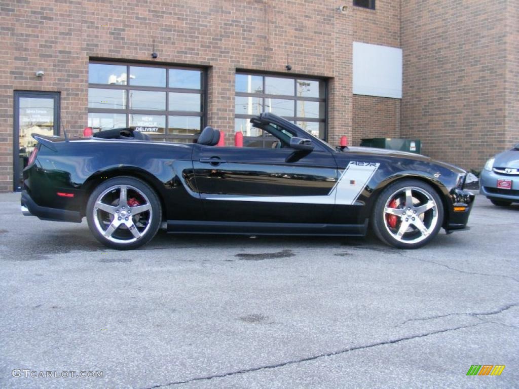 Black 2010 Ford Mustang Roush 427 Supercharged Convertible Exterior Photo #45610823
