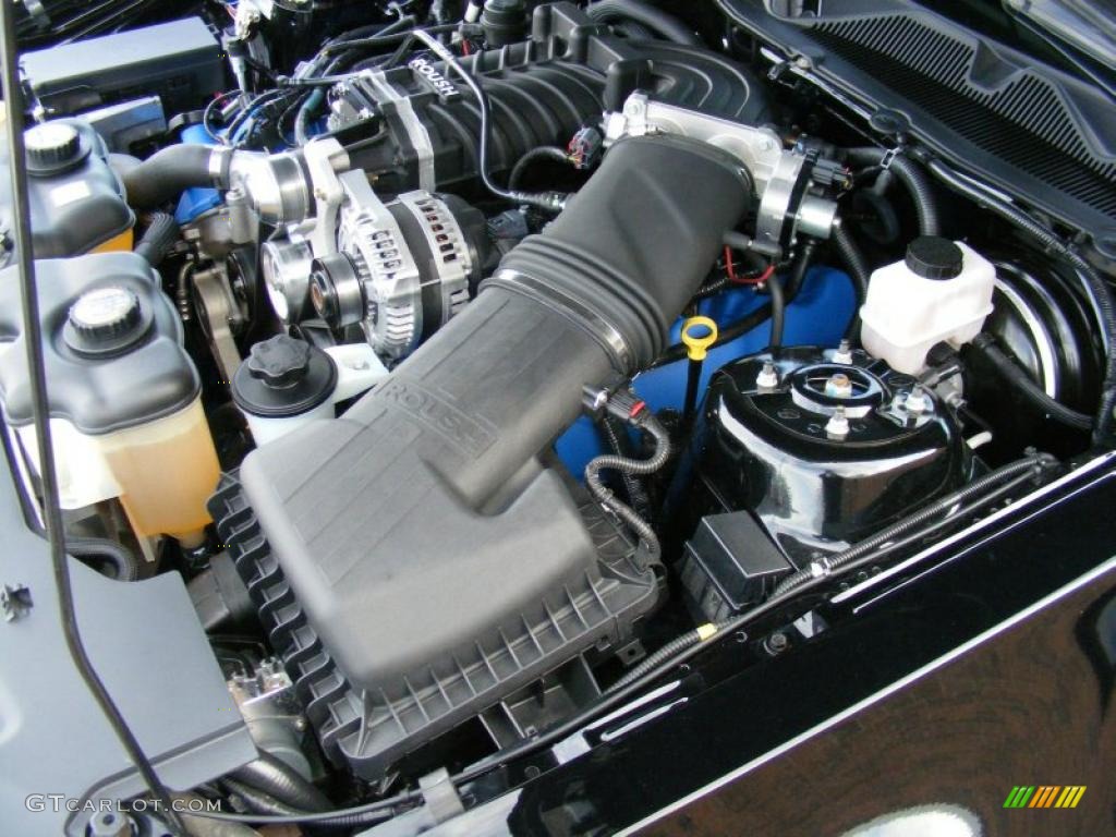 2010 Ford Mustang Roush 427 Supercharged Convertible 4.6 Liter Roush Supercharged SOHC 24-Valve VVT V8 Engine Photo #45611255