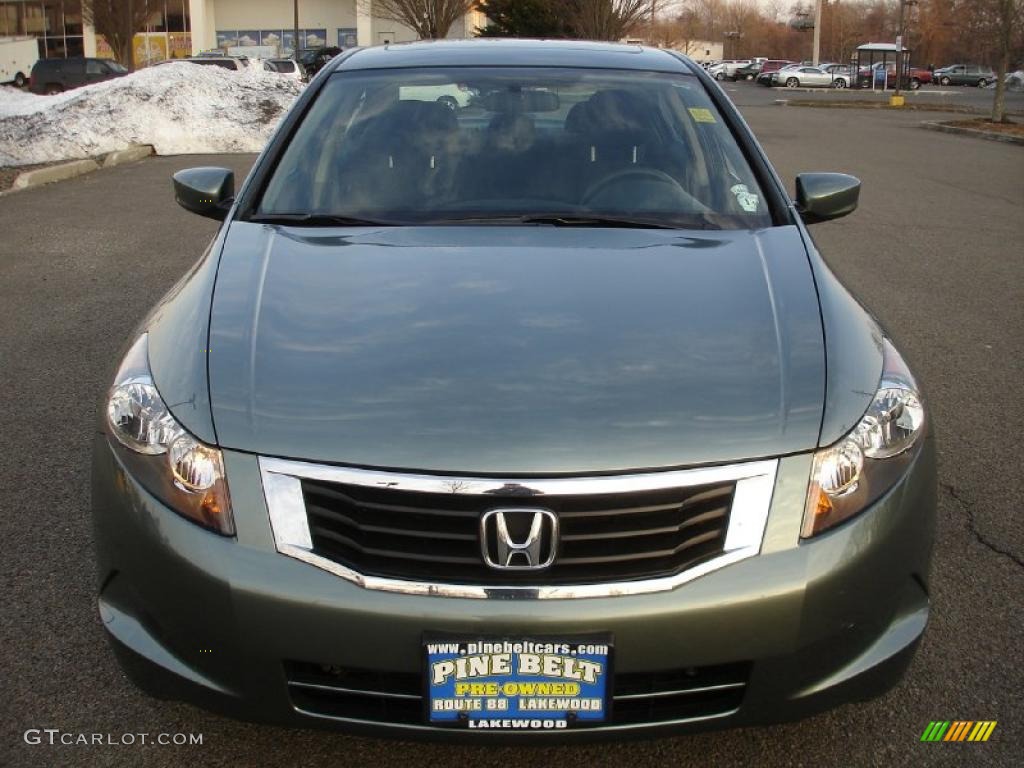 2009 Accord EX Sedan - Mystic Green Metallic / Black photo #2