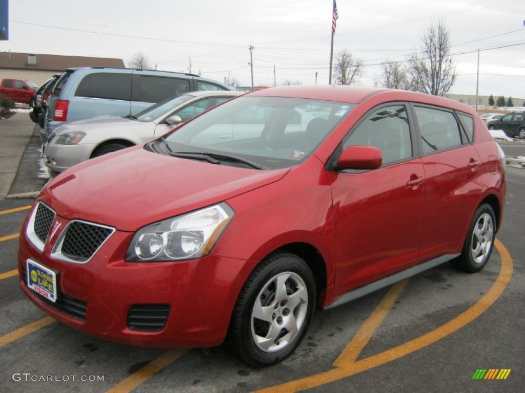 Red Hot Metallic 2010 Pontiac Vibe 1.8L Exterior Photo #45611651