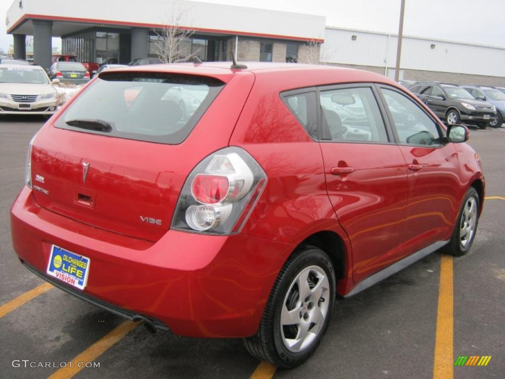 Red Hot Metallic 2010 Pontiac Vibe 1.8L Exterior Photo #45611659