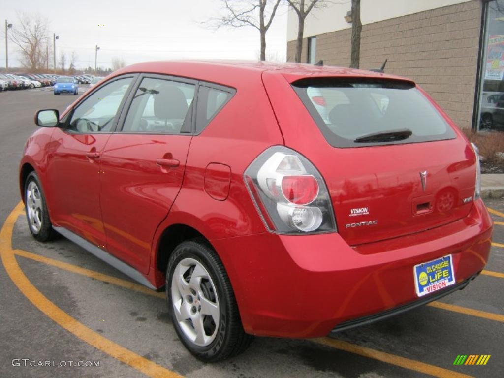 Red Hot Metallic 2010 Pontiac Vibe 1.8L Exterior Photo #45611747