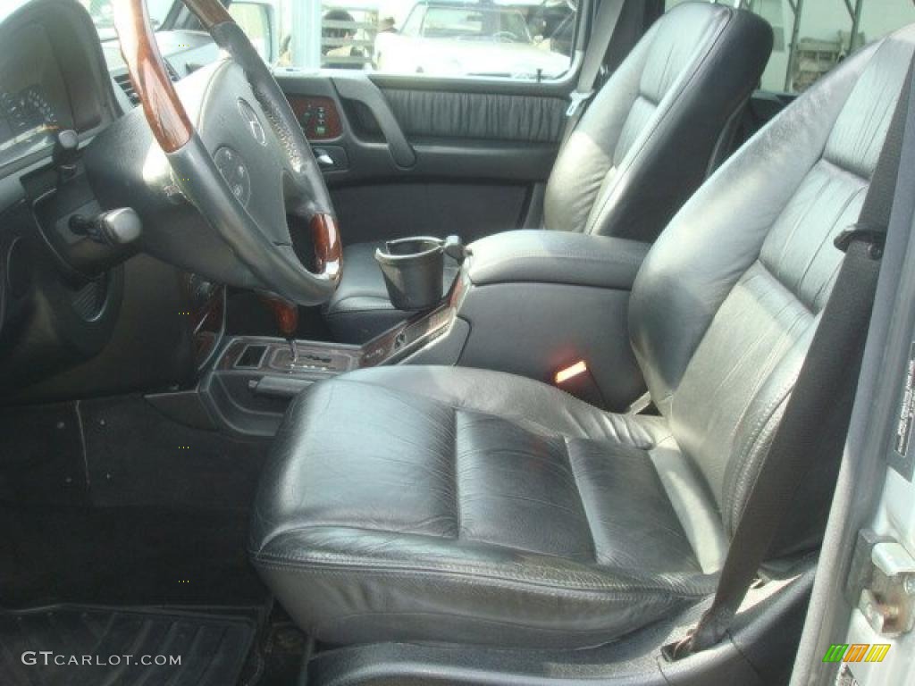 Black Interior 2002 Mercedes-Benz G 500 Photo #45612348