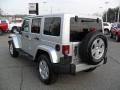 2011 Bright Silver Metallic Jeep Wrangler Unlimited Sahara 4x4  photo #2