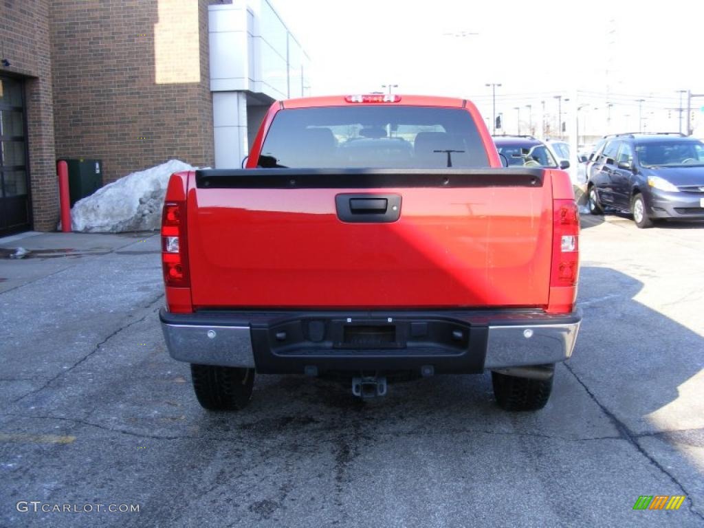 2010 Silverado 1500 LT Extended Cab 4x4 - Victory Red / Ebony photo #4