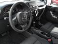 2011 Jeep Wrangler Unlimited Black Interior Prime Interior Photo
