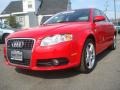 2008 Brilliant Red Audi A4 2.0T quattro S-Line Sedan  photo #1