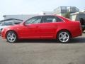 2008 Brilliant Red Audi A4 2.0T quattro S-Line Sedan  photo #3