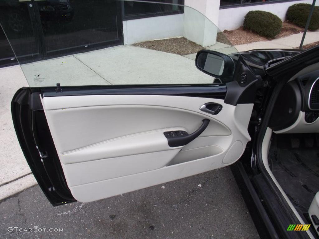 2007 Saab 9-3 2.0T Convertible Parchment Door Panel Photo #45615072