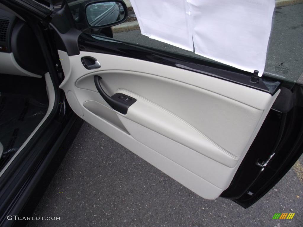 2007 Saab 9-3 2.0T Convertible Parchment Door Panel Photo #45615084