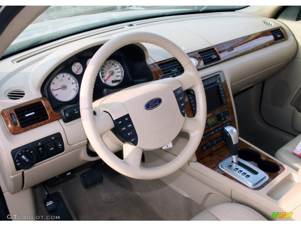 2006 Ford Five Hundred Limited AWD Pebble Beige Dashboard Photo #45615984