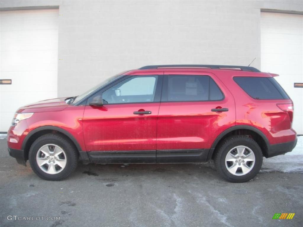 Red Candy Metallic 2011 Ford Explorer 4WD Exterior Photo #45616176