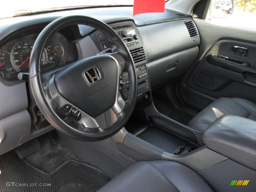 Gray Interior 2003 Honda Pilot EX-L 4WD Photo #45618940
