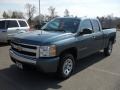 2008 Blue Granite Metallic Chevrolet Silverado 1500 LS Extended Cab  photo #1